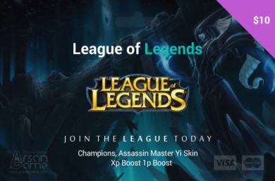 League of Legends 10$ USA