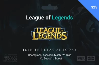 League of Legends 25$ USA