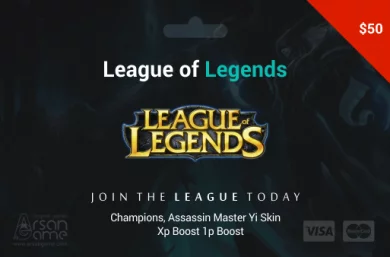 League of Legends 50$ USA