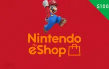 گیفت کارت نینتندو 100 دلاری