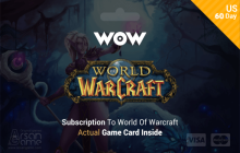 گیم تایم 60 روزه WOW آمریکا