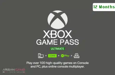 ایکس باکس گیم پس آلتیمیت 12 ماهه شارژ مستقیم