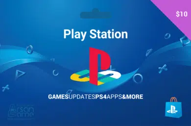 گیفت کارت پلی استیشن 10 دلاری امارات