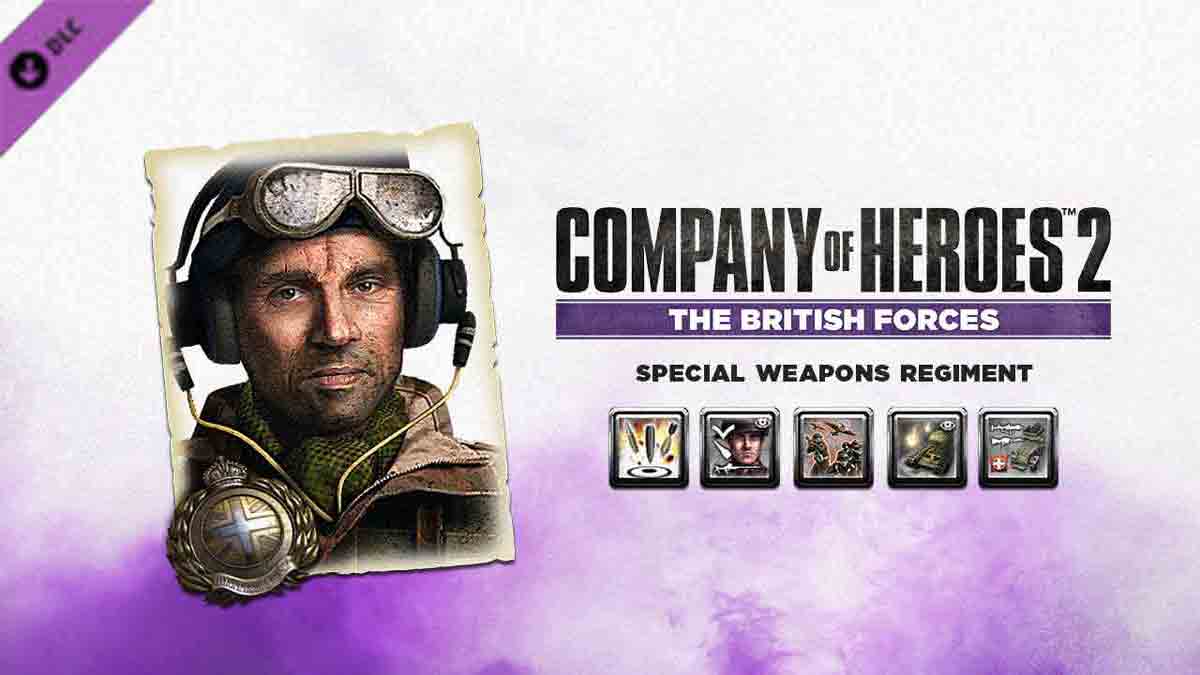 COH 2 British Commander Special Weapons Regiment AR Steam Gift