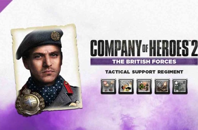 COH 2 British Commander Tactical Support Regiment AR Steam Gift