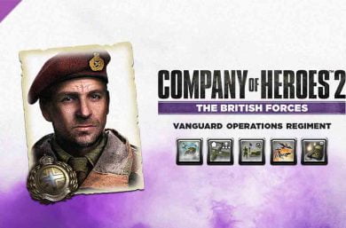 COH 2 British Commander Vanguard Operations Regiment AR Steam Gift