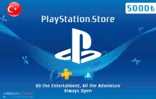 گیفت کارت پلی استیشن 5000 لیر ترکیه